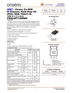 FGHL60T120RWD 数据手册首页