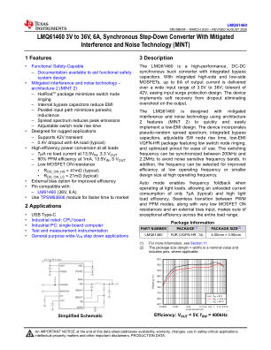 LMQ61460 datasheet cover page