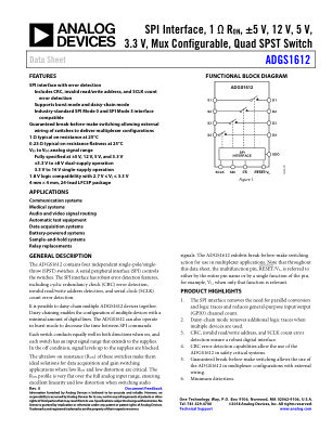 ADGS1612 数据手册首页