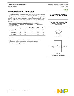 A2G22S251-01S 数据手册首页