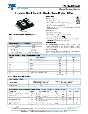 VS-QA150BA10 datasheet cover page
