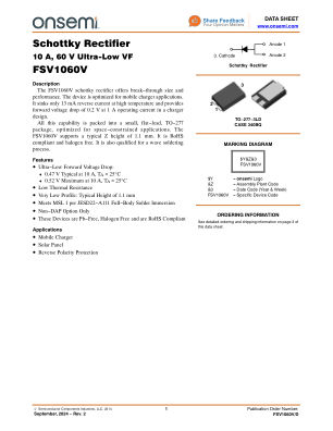 FSV1060V datasheet cover page