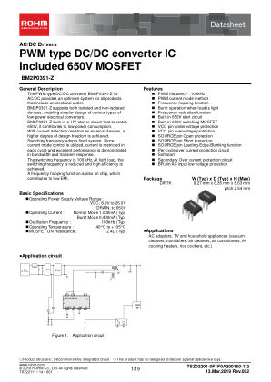BM2P0391-Z datasheet cover page