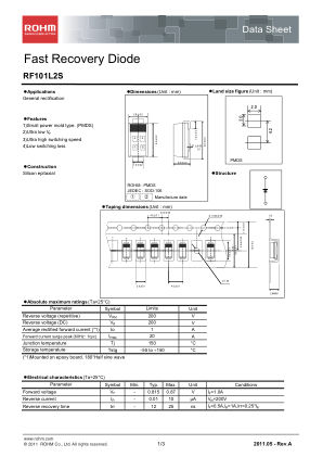 RF101L2S datasheet cover page