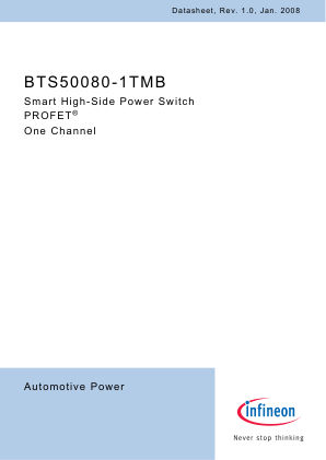 BTS50080-1TMB datasheet cover page