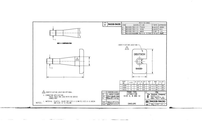 114010-ZZ datasheet cover page