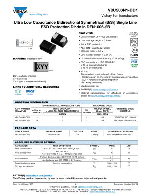 VBUS03N1-DD1 数据手册首页