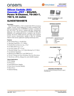 UJ4C075044B7S datasheet cover page