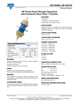DB030088 datasheet cover page