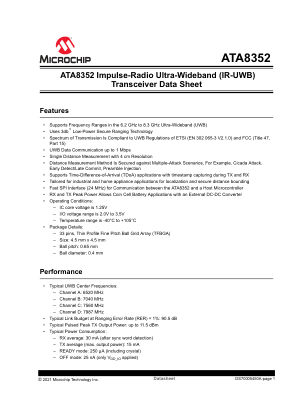 ATA8352-7MQW 数据手册首页