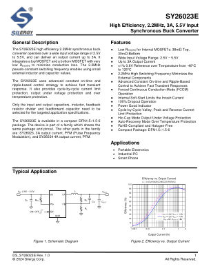 SY26023EDQD datasheet cover page