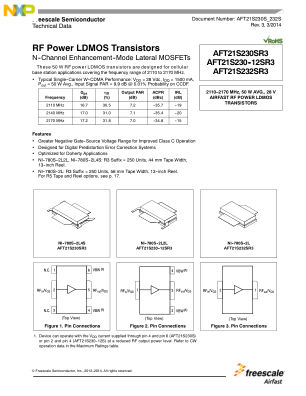 AFT21S230S 数据手册首页