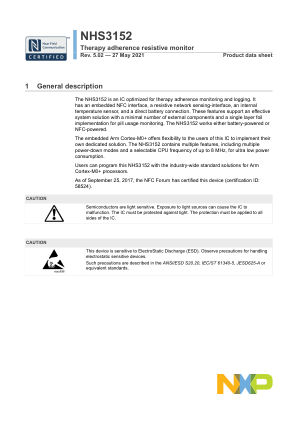 NHS3152 数据手册首页