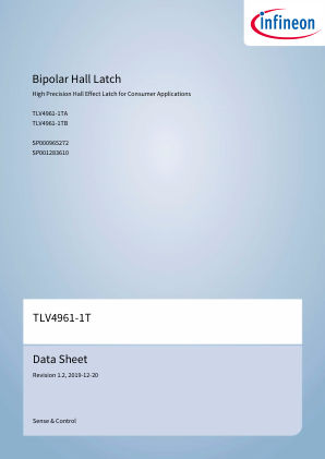 TLV4961-1TAB 数据手册首页