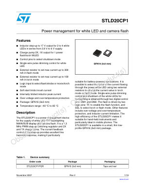STLD20CP1 数据手册首页