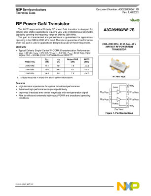 A3G26H502W17S 数据手册首页