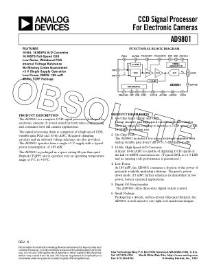 1141496AD9801 datasheet cover page