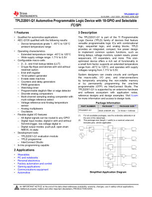 TPLD2001-Q1 数据手册首页