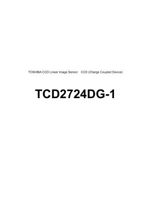 TCD2724DG-1 数据手册首页