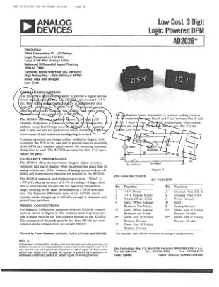 2035967AD2026 datasheet cover page