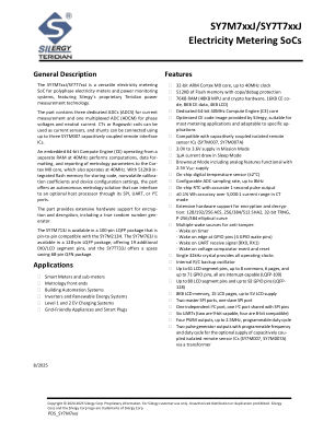 SY7M712J datasheet cover page