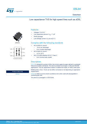 DSL04 数据手册首页
