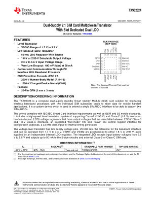 TXS02324 datasheet cover page