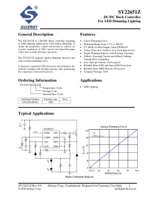 SY22651ZFAC datasheet cover page
