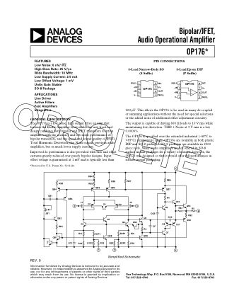 1134125OP176 datasheet cover page