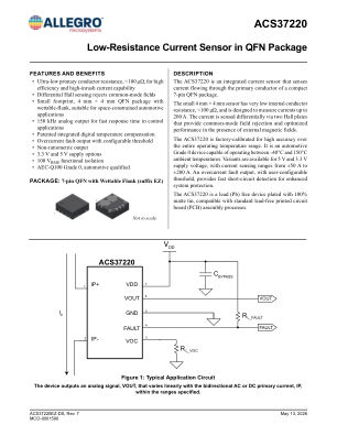 ACS37220-EZ 数据手册首页