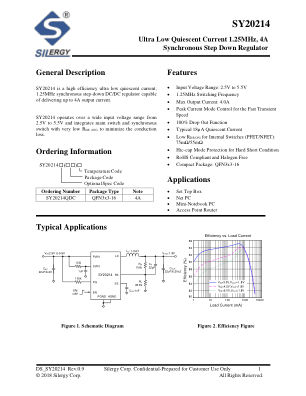 SY20214QDC datasheet cover page