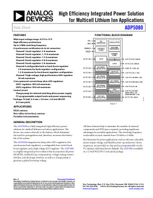 ADP5080 数据手册首页