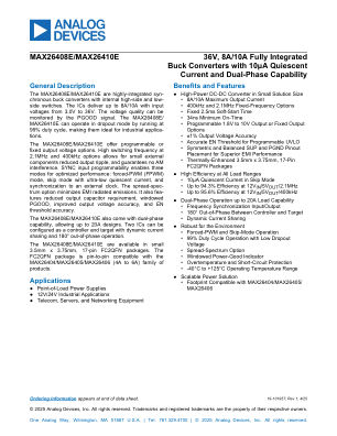 MAX26408E-MAX26410E datasheet cover page