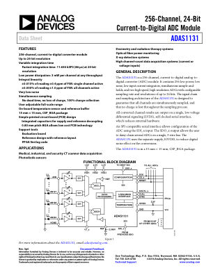 ADAS1131 datasheet cover page