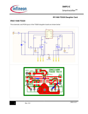 IRAC11688-TO220 datasheet cover page