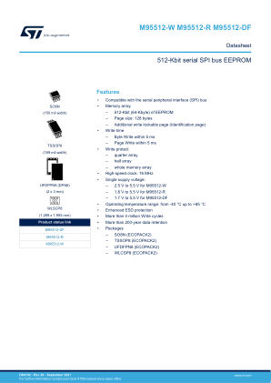 M95512-W datasheet cover page