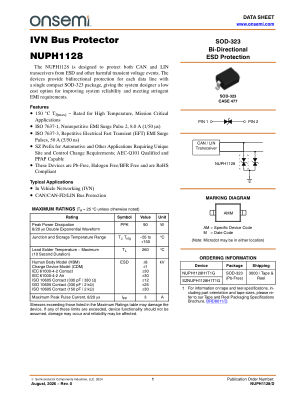 NUPH1128 数据手册首页
