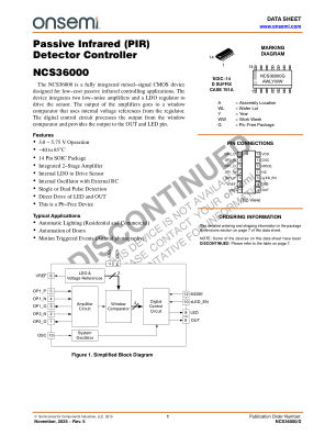 NCS36000 数据手册首页
