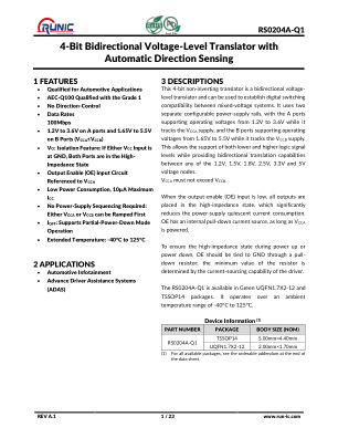 RS0204A-Q1 数据手册首页