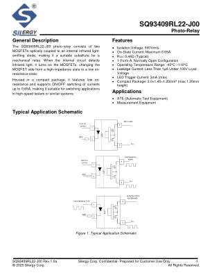 SQ93409RL22-J00 datasheet cover page