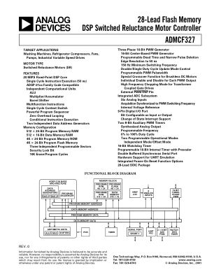 ADMCF327 数据手册首页