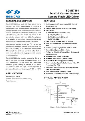 SGM37864 datasheet cover page