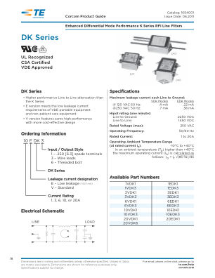 6VDK1 数据手册首页