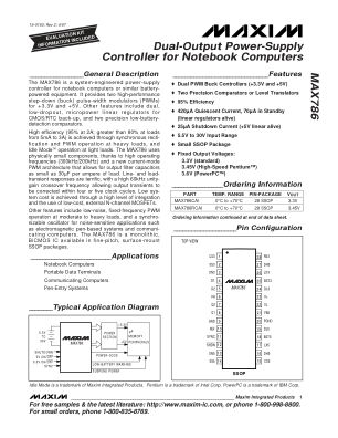 MAX786-MAX786S datasheet cover page