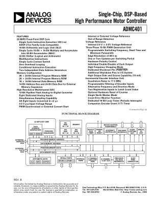 ADMC401 datasheet cover page
