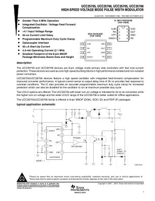 UCC35706 datasheet cover page