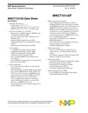 MWCT101XSF 数据手册首页