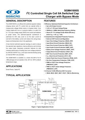 SGM41600S 数据手册首页