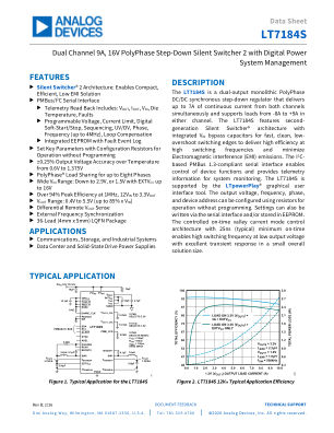 LT7184S datasheet cover page