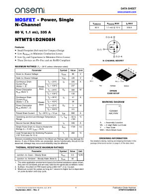 NTMTS1D2N08H datasheet cover page